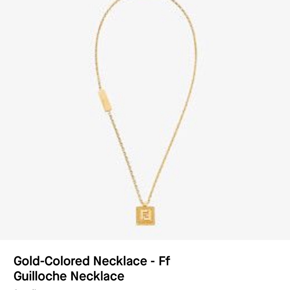 Barely worn gold Fendi chain!